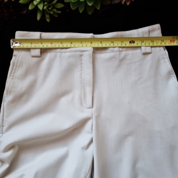 Rachel Zoe Ivory High Waisted Dress Pants Ladies Size 8 - Picture 7 of 9